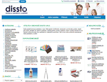 Tablet Screenshot of dissto.cz